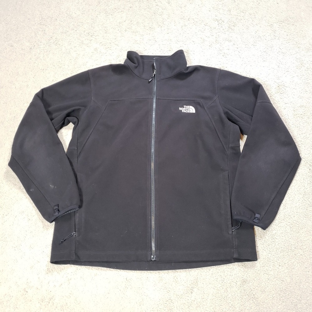 The North Face WindWall Softshell Jacket Mens L Black Apex Bionic Style Full Zip